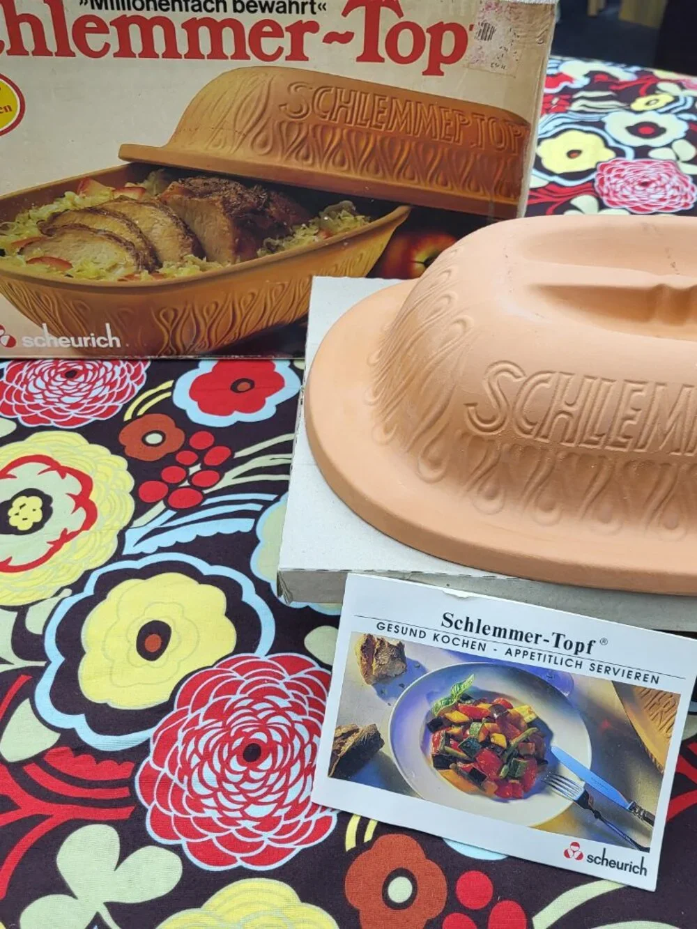 SchlemmerTopF Terracotta Clay Baker